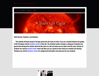 starlifecycle205.weebly.com screenshot