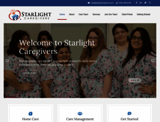 starlightcaregivers.com screenshot
