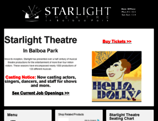 starlighttheatre.org screenshot
