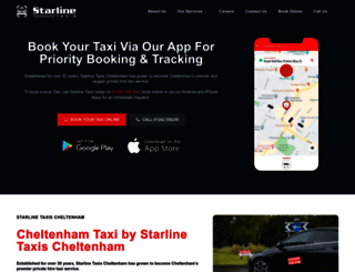starlinetaxis.com screenshot