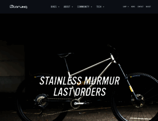 starlingcycles.com screenshot