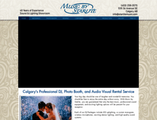 starlitemusic.com screenshot