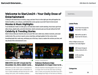 starlive24.in screenshot