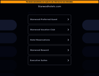 starmail.eame.starwodhotels.com screenshot