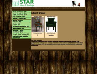 starmasasandalye.com screenshot