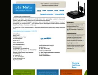 starnet.sk screenshot