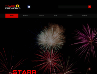 starr-fireworks.com screenshot