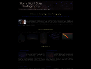 starrynightphotos.com screenshot