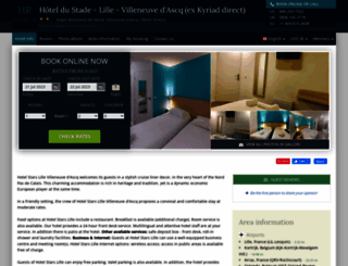 stars-villeneuvedascq.hotel-rez.com screenshot