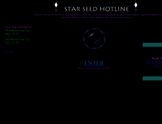 starseedhotline.com screenshot