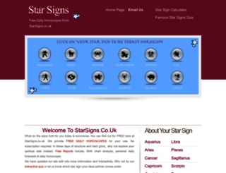 starsigns.co.uk screenshot
