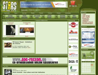 starsinthecity.de screenshot