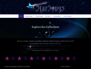 starsongs.co.uk screenshot
