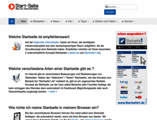 start-seite.de screenshot