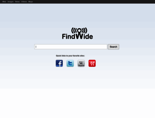 start.findwide.com screenshot