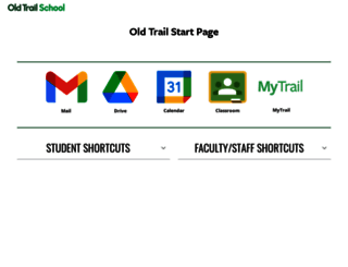 start.oldtrail.org screenshot