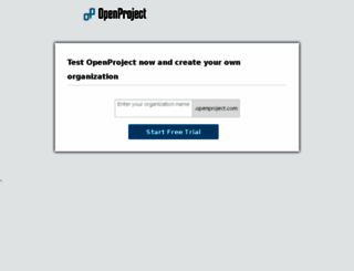 start.openproject.com screenshot