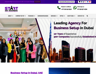 startanybusiness.ae screenshot