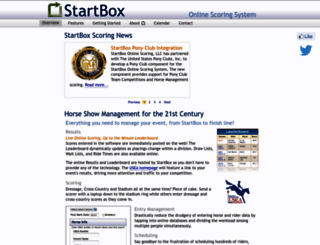 startboxscoring.com screenshot