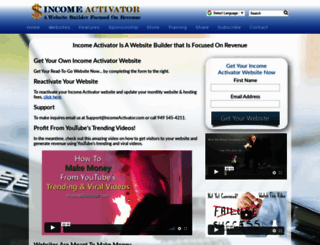 starterwebsite6.incomeactivator.com screenshot