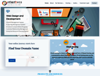 starteweb.com screenshot