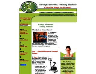 starting-a-personal-training-business.com screenshot