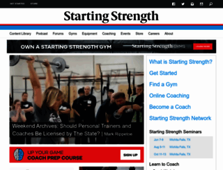 startingstrength.com screenshot