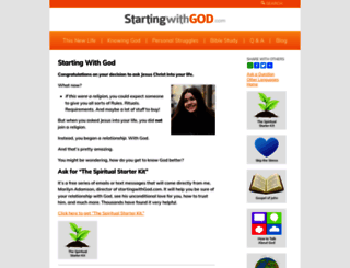 startingwithgod.com screenshot
