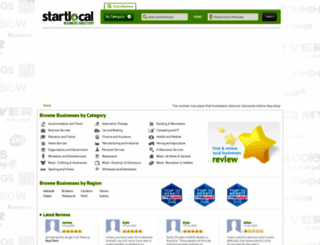 startlocal.com.au screenshot
