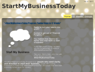 startmybusinesstoday.ning.com screenshot