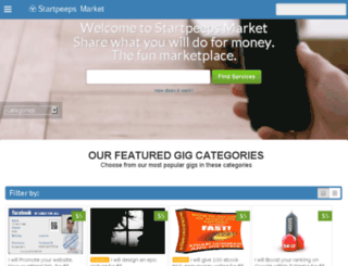 startpeepsmarket.com screenshot