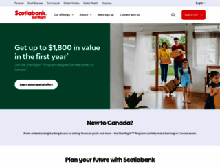 startright.scotiabank.com screenshot