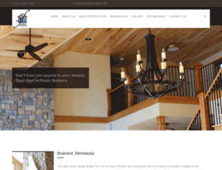 starttofinishbuilders.com screenshot