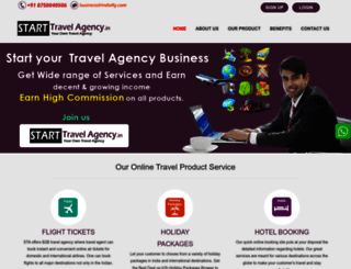 starttravelagency.in screenshot