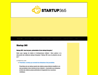 startup365.fr screenshot