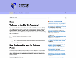startupacademy.com.au screenshot