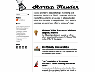 startupblender.com screenshot