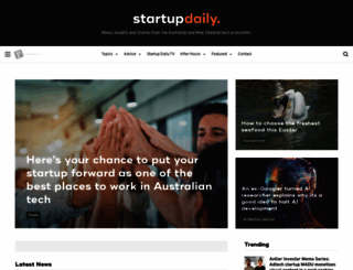 startupdaily.com.au screenshot