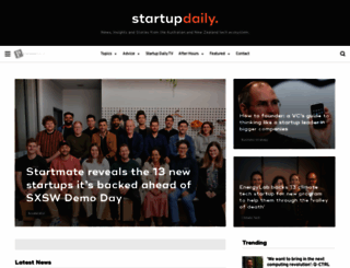 startupdaily.net screenshot