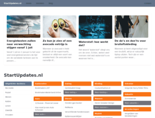 startupdates.nl screenshot
