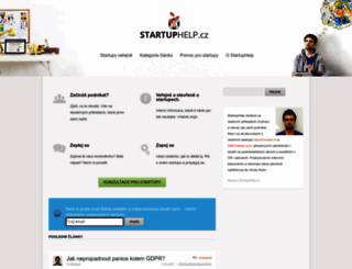 startuphelp.cz screenshot