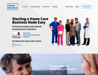 startuphomecare.com screenshot