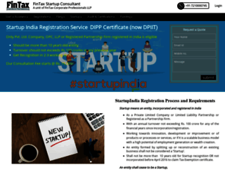 startupindiaregistration.com screenshot