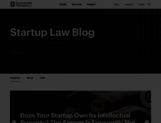 startuplawblog.com screenshot