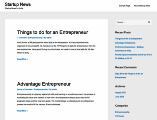 startupnews.in screenshot