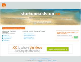 startupoasis.up.co screenshot