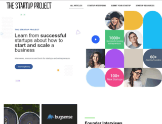 startupproject.org screenshot