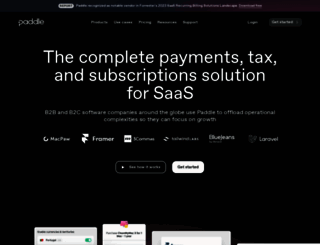 startups.paddle.com screenshot