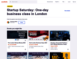 startupsaturday2013.eventbrite.co.uk screenshot