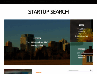 startupsearch.org screenshot